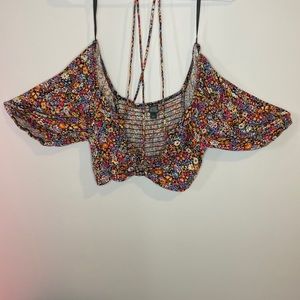 Wild fable Target cropped floral top